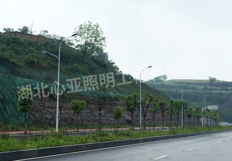 宜昌市開發區大連路市電路燈