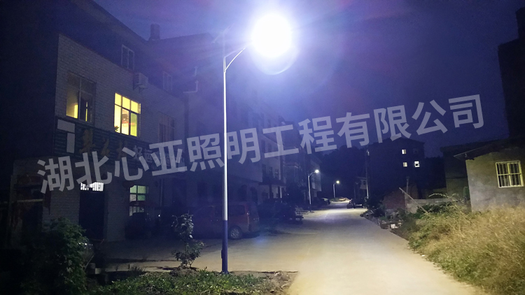 十堰云陽區鮑峽鎮郭家店村太陽能路燈照明項目