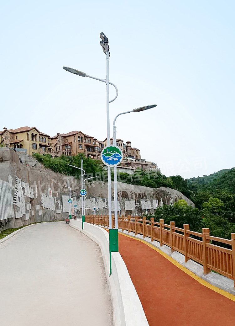 宜昌龍盤湖別墅區路燈照明項目