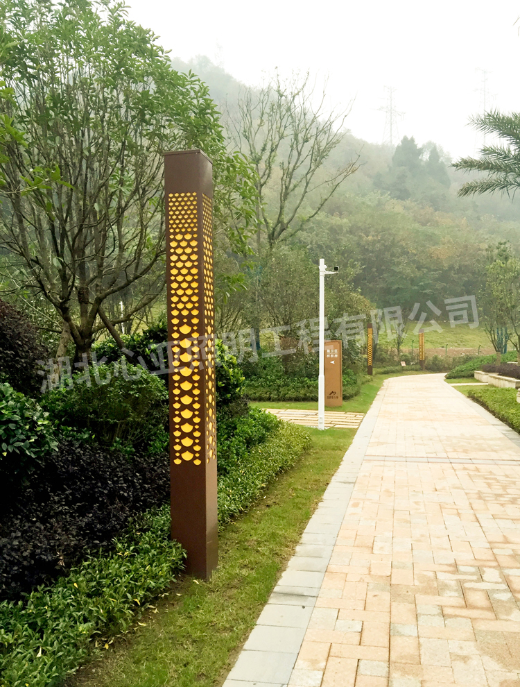 均瑤集團御景天地小區園林景觀燈3