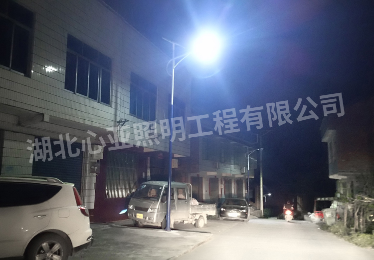 重慶開州區(qū)樂園村太陽能路照明項目