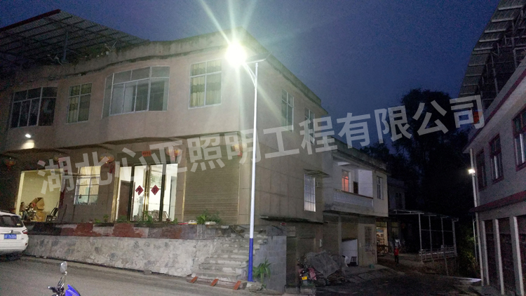 重慶奉節(jié)縣興隆鎮(zhèn)桂花村太陽能路燈照明項目
